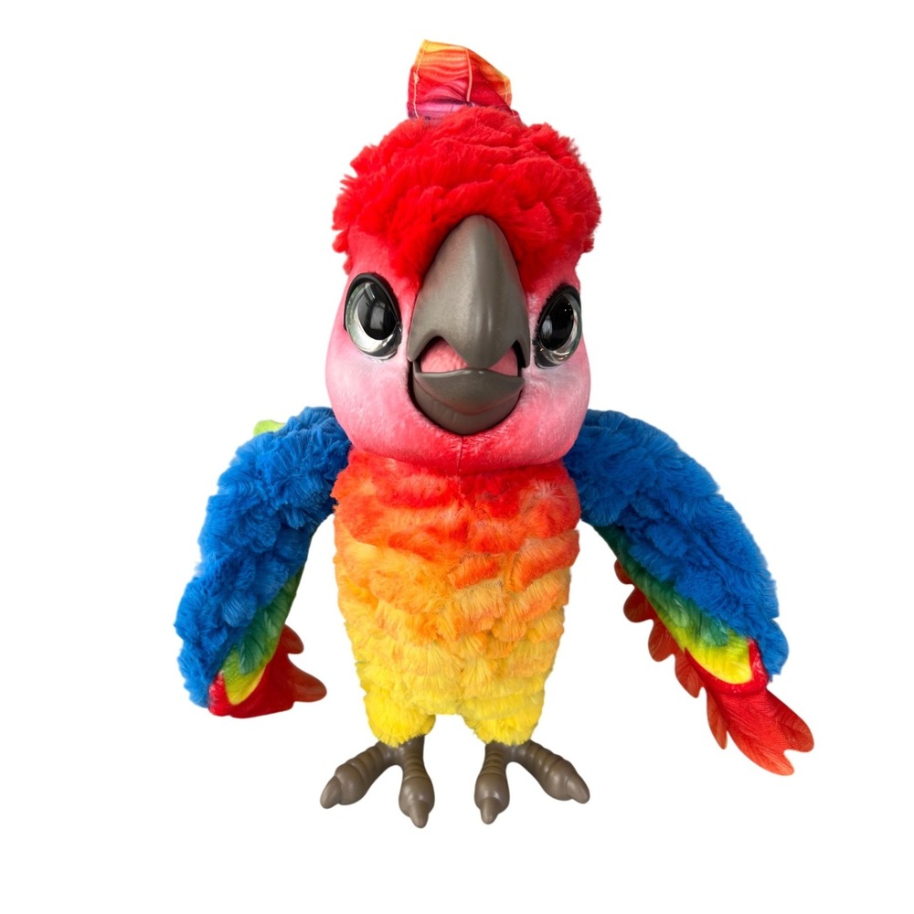 FurReal Friends Rock-a-too The Show Bird Interactive Animatronic Parrot Macaw